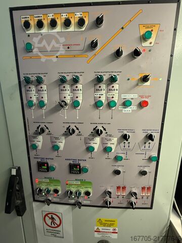 Stationary concrete mixing plant EUROMECC Euro5 MAX Wet