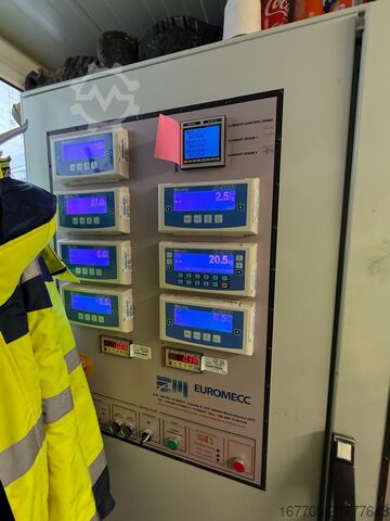 Stationary concrete mixing plant EUROMECC Euro5 MAX Wet