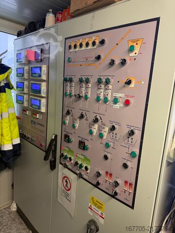 Stationary concrete mixing plant EUROMECC Euro5 MAX Wet