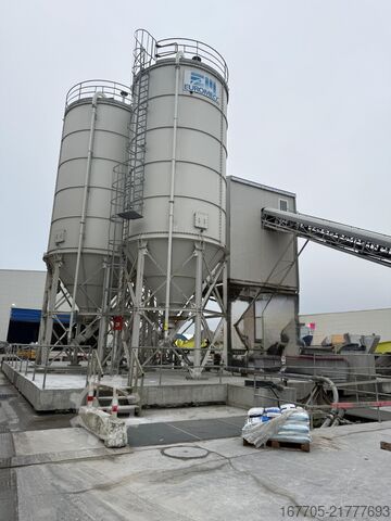 Stationary concrete mixing plant EUROMECC Euro5 Mix Wet