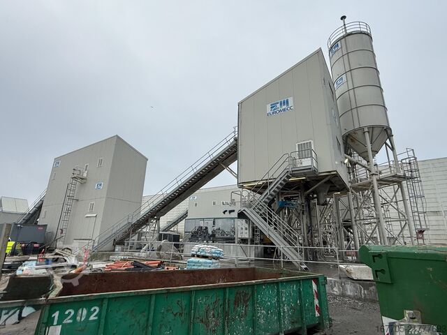 Stationary concrete mixing plant EUROMECC Euro5 Mix Wet