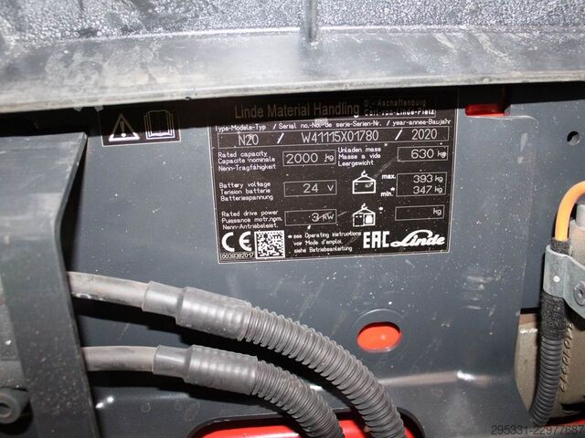 Low Level Order Picker Linde N 20  1115