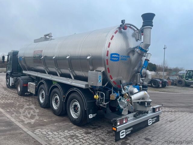Tanker semitrailer  Schwarte Jansky 30m³  Gülletankauflieger/Miete!