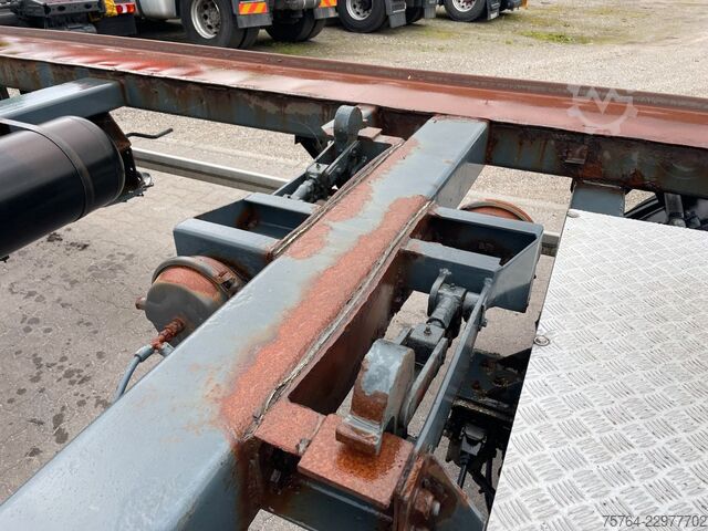Roll off trailer MEILLER Behälter von 5,5m bis 7,0m / Zwillingsbereift