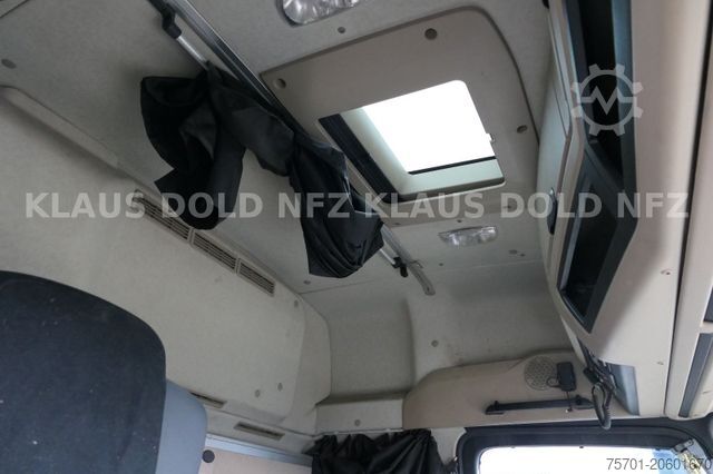 Skip truck MERCEDES-BENZ Actros 1848 Absetzkipper Meiller Funk Kamera EU6