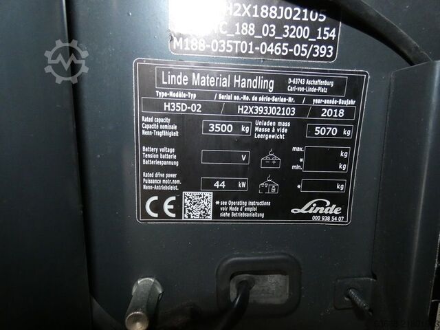 Diesel Forklift Linde H35D-02