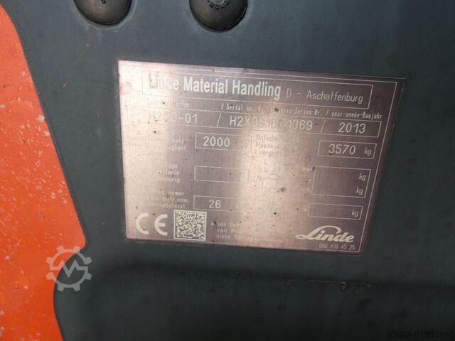 Diesel Forklift Linde H 20D-01-391