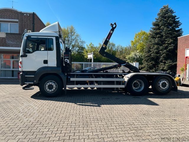 Roll-off tipper truck MAN 26.460 TGS Abroller Multilift 6x2