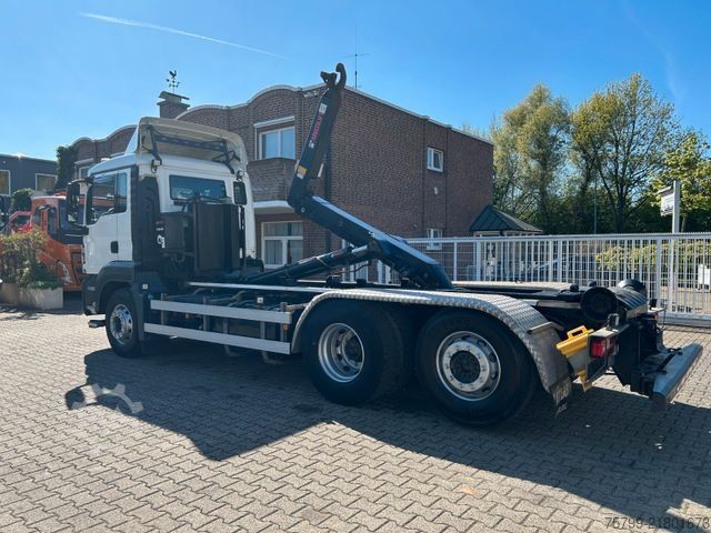 Roll-off tipper truck MAN 26.460 TGS Abroller Multilift 6x2