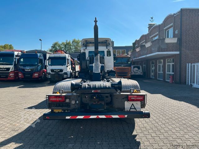 Roll-off tipper truck MAN 26.460 TGS Abroller Multilift 6x2