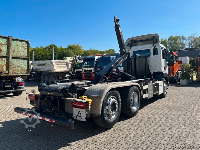 Roll-off tipper truck MAN 26.460 TGS Abroller Multilift 6x2