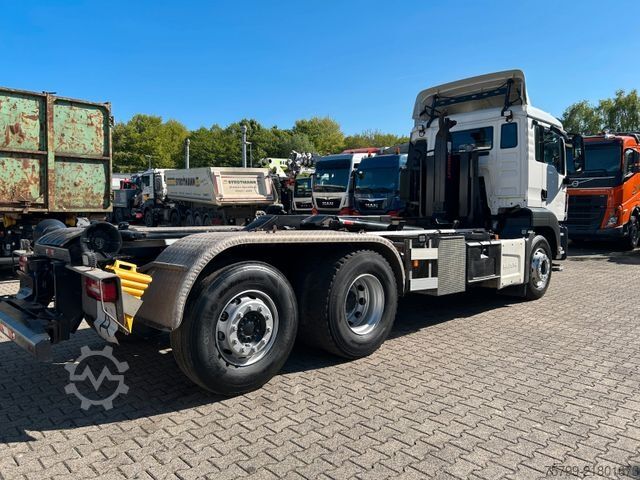 Roll-off tipper truck MAN 26.460 TGS Abroller Multilift 6x2