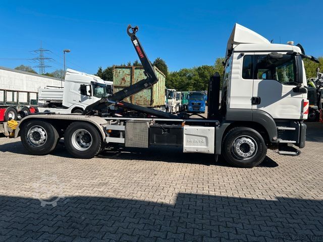 Roll-off tipper truck MAN 26.460 TGS Abroller Multilift 6x2
