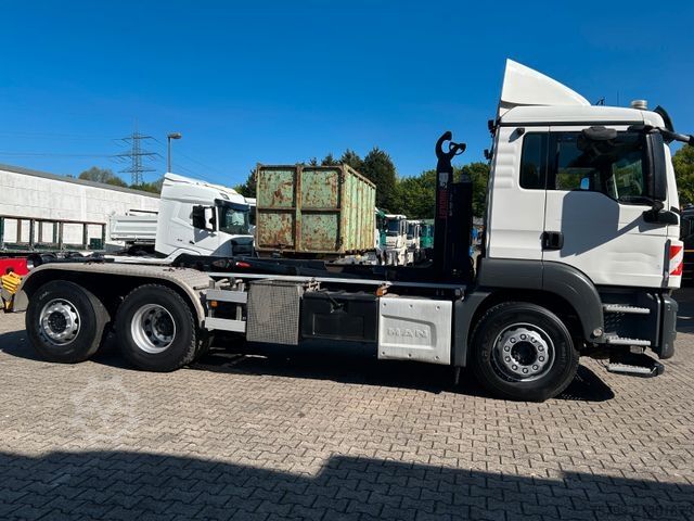 Roll-off tipper truck MAN 26.460 TGS Abroller Multilift 6x2