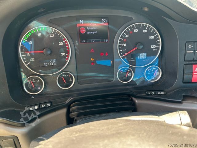 Roll-off tipper truck MAN 26.460 TGS Abroller Multilift 6x2