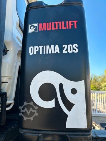 Roll-off tipper truck MAN 26.460 TGS Abroller Multilift 6x2