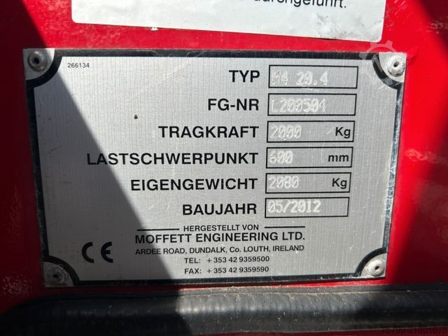 Forklift MOFFETT Mitnhahmestapler  HIAB MOFFETT M4 20.4