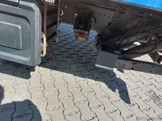 Flatbed truck with tarp MERCEDES-BENZ Atego 12-24 PL-SP- Blatt/Luft- Klima- LBW