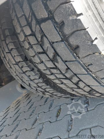 Flatbed truck with tarp MERCEDES-BENZ Atego 12-24 PL-SP- Blatt/Luft- Klima- LBW