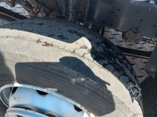 Flatbed truck with tarp MERCEDES-BENZ Atego 12-24 PL-SP- Blatt/Luft- Klima- LBW