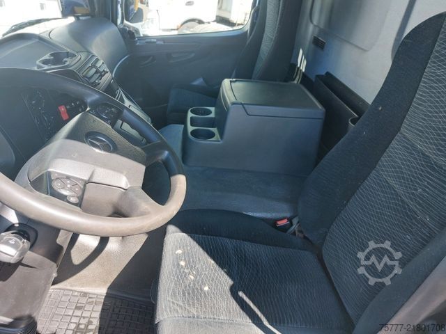 Flatbed truck with tarp MERCEDES-BENZ Atego 12-24 PL-SP- Blatt/Luft- Klima- LBW