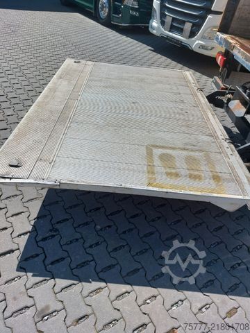 Flatbed truck with tarp MERCEDES-BENZ Atego 12-24 PL-SP- Blatt/Luft- Klima- LBW