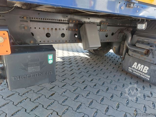 Flatbed truck with tarp MERCEDES-BENZ Atego 12-24 PL-SP- Blatt/Luft- Klima- LBW