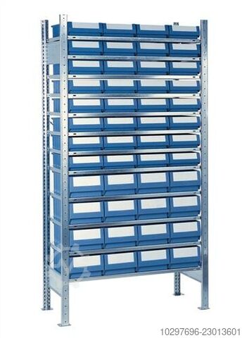 Boltless shelving unit H2000xW1000xD300mm - 1 piece  