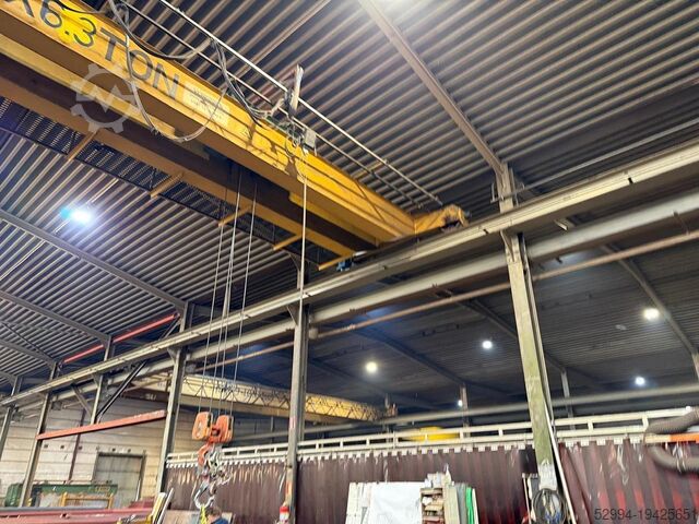 Förderbänder, Brückenkrane, Gerüstkrane Demag 6,3 ton x 11 410 mm