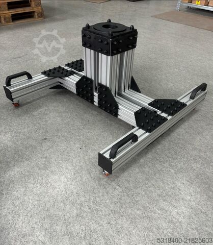 Industrial robot pedestal Heavy-Duty Robot Pedestal on Wheels Made for UR10