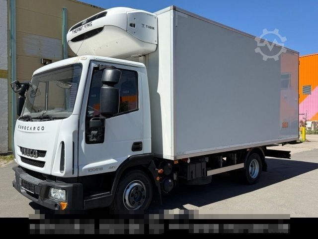 Refrigerated truck IVECO Eurocargo 100E18 TK T-600R Fleisch Rohrbahnen