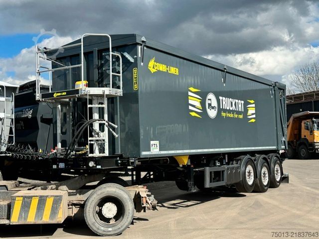 Tanker semitrailer LANGENDORF Combi-Liner Kipper 48 cbm+ Gülle 27 cbm, MIETEN?