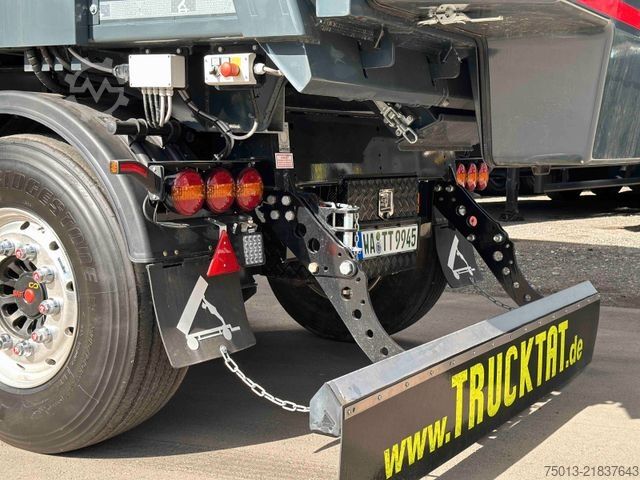 Tanker semitrailer LANGENDORF Combi-Liner Kipper 48 cbm+ Gülle 27 cbm, MIETEN?