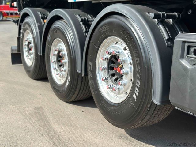 Tanker semitrailer LANGENDORF Combi-Liner Kipper 48 cbm+ Gülle 27 cbm, MIETEN?