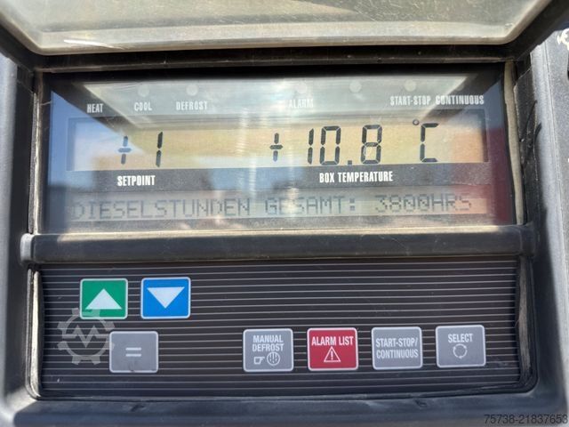 Reefer semitrailer KRONE SDR27 /Doppelstock/Carrier Vector 1550/3-Achsen