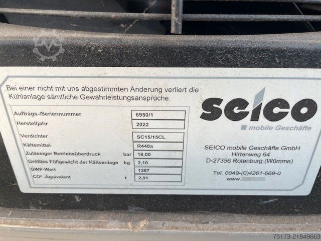 Verkaufsanhänger SEICO AE54-30W Verkaufsanhänger gekühlte Ware Fleische