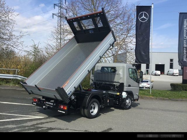 Tipper van FUSO Canter 3C15 Dreiseitenkipper AHK 3,5t/Klima/grau