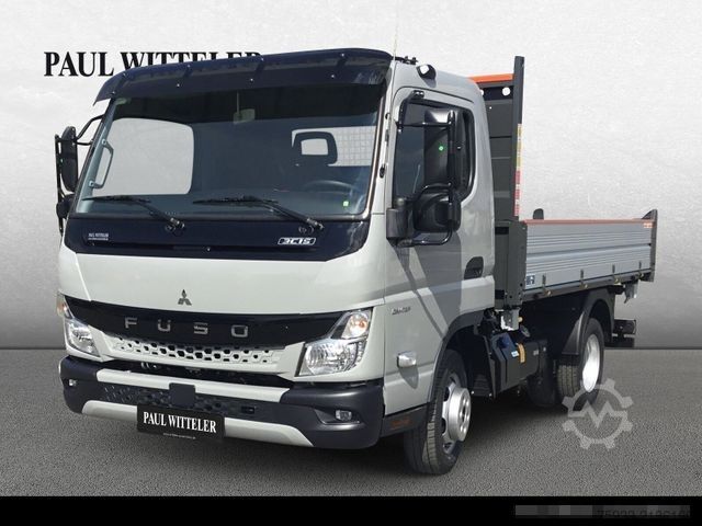 Tipper van MITSUBISHI Canter 3C15 Dreiseitenkipper AHK 3,5t/Klima/grau