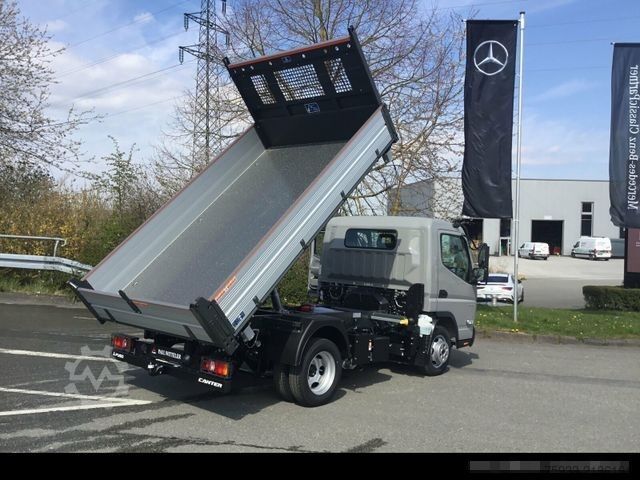 Tipper van FUSO Canter 3C15 Dreiseitenkipper AHK 3,5t/Klima/grau