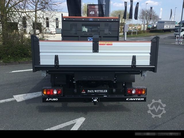 Tipper van MITSUBISHI Canter 3C15 Dreiseitenkipper AHK 3,5t/Klima/grau