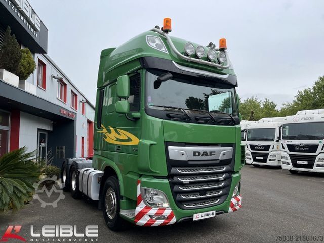 Standard tractor unit DAF XF 530 6x4 SSC*70to*2xTank*Standklima*Leder*