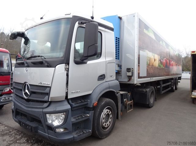 Standard tractor unit MERCEDES-BENZ 1840 Antos*kpl Zug*Frigoblock Kühlung*2t LBW*NLA