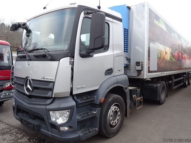 Standard tractor unit MERCEDES-BENZ 1840 Antos*kpl Zug*Frigoblock Kühlung*2t LBW*NLA