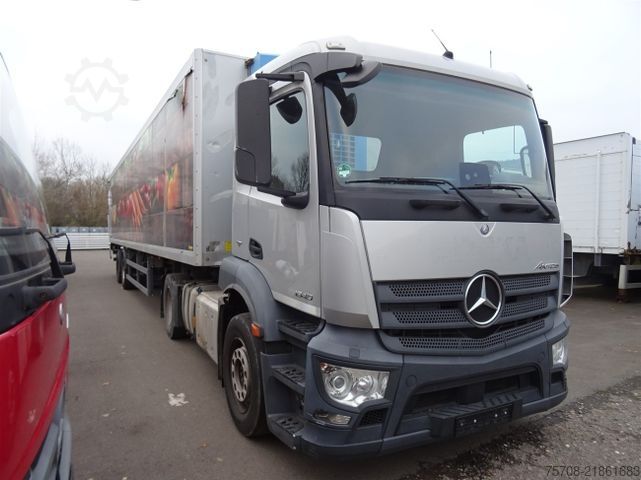 Standard tractor unit MERCEDES-BENZ 1840 Antos*kpl Zug*Frigoblock Kühlung*2t LBW*NLA