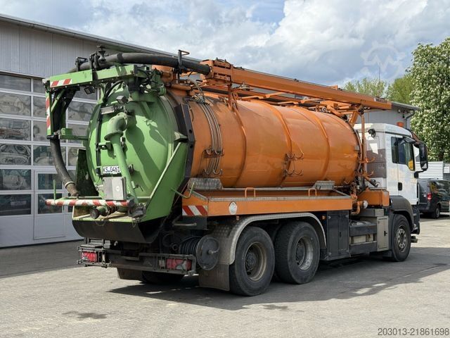 Vacuum tank truck MAN TGS 33.440 6x4 BB/BBS Kanalreiniger Kombi MÜLLER
