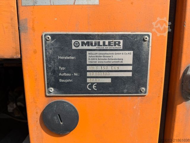Vacuum tank truck MAN TGS 33.440 6x4 BB/BBS Kanalreiniger Kombi MÜLLER