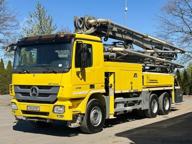 Concrete pump truck MERCEDES-BENZ ACTROS 2646 6x4 Betonpumpe PUTZMEISTER BSF 36 M