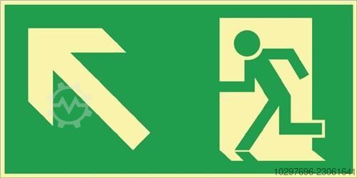 Emergency sign BGV A8 L297xW148mm - 10 pcs Sonstige 
