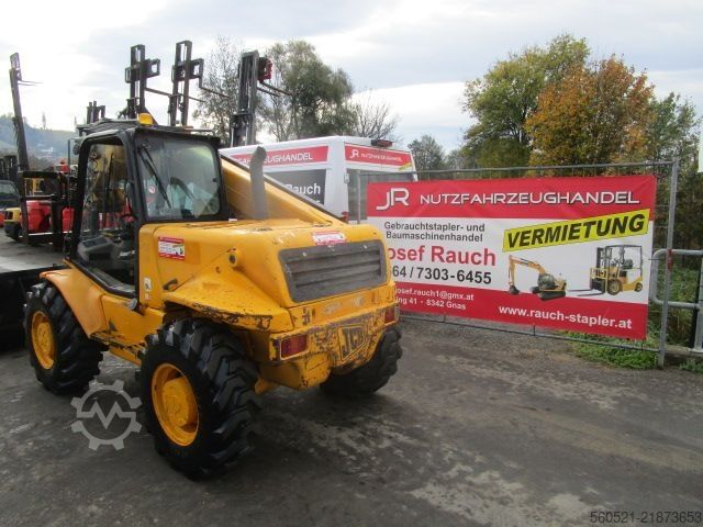 Telehandler / Telescope Forklift JCB 525-50 (2,5 Ton.-5m) mit Palettengabel + Schaufel