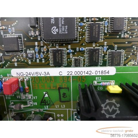 Component  Heller uni-Pro CNC 90 Hauptbediengerät SN: 19298 24.002410